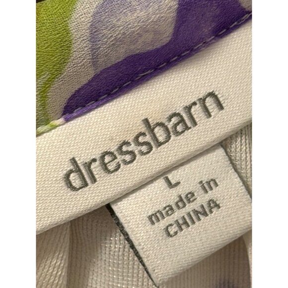 Dressbarn Floral Halter Top With Ruffled Hem Size L Flower Print Sleeveless top - Picture 3 of 12